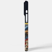 Dynamisches Design mit fetten Augen Case-Mate iPhone Hülle (Rückseite / Links)