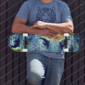 Dynamisches Dolphin Ocean Wave Painted Skateboard