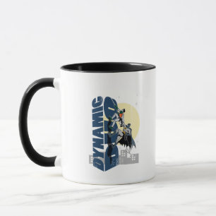 Dynamisches Duo-Grafik Tasse