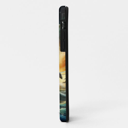 Dynamisches Duo: Stormy Horseback Adventure Case-Mate iPhone Hülle (Hinten/Links)