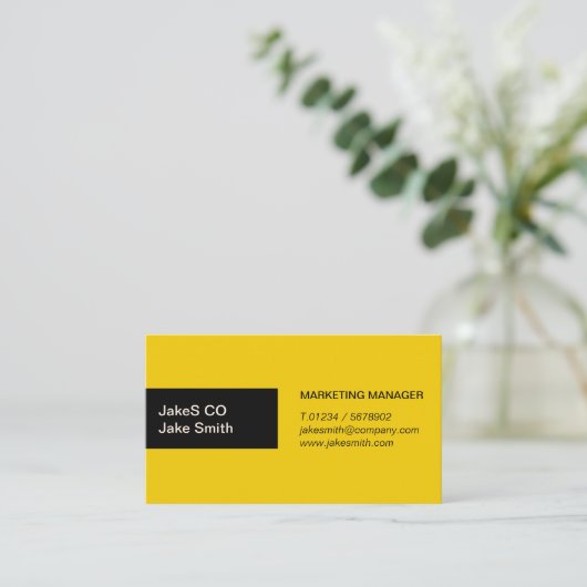 Dynamisches Duo Visitenkarte (Stehend Vorderseite)