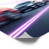 Dynamisches, dynamisches Stadtkunstdesign Poster (Ecke)