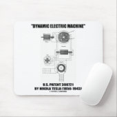 Dynamisches elektrisches Maschine US-Patent 390721 Mousepad (Mit Mouse)