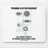 Dynamisches elektrisches Maschine US-Patent 390721 Mousepad (Vorne)