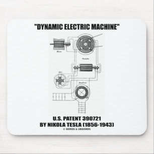 Dynamisches elektrisches Maschine US-Patent 390721 Mousepad