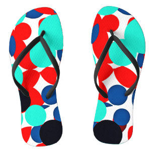 Dynamisches Farbenspiel-Stil-Muster Badesandalen