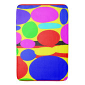 Dynamisches farbiges Design Badematte (Vorderseite Vertikal)