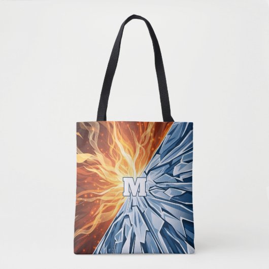 Dynamisches Feuer- und Eis-Element Tasche (Vorderseite)