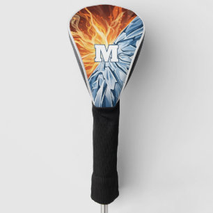 Dynamisches Feuer- und Eis-Elementar Golf Headcover