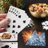 Dynamisches Feuer- und Eis-Elementar Spielkarten (In Situ)