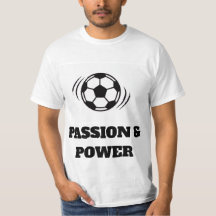 Dynamisches Fußball-Leidenschaft-Shirt - Minimalis