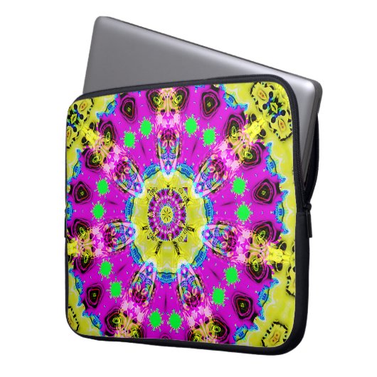 Dynamisches Grafikdesign für Elektronik-Bag Laptopschutzhülle (Vorderseite Links)