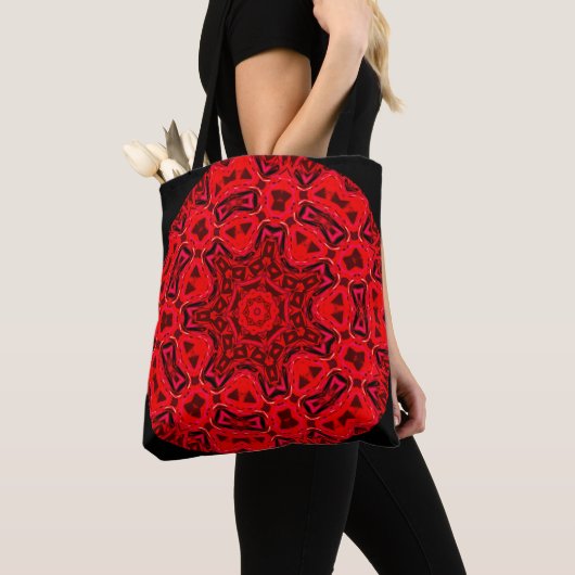 Dynamisches grafisches Design für Tote Bag Tasche (Von Nahem)