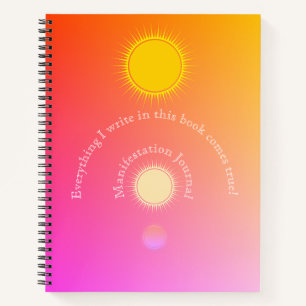 dynamisches Manifestationsblatt  Notizblock