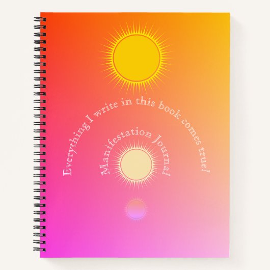 dynamisches Manifestationsblatt  Notizblock (Vorderseite)