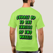 Dynamisches Motivierend Textdesign T-Shirt (Rückseite)