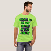 Dynamisches Motivierend Textdesign T-Shirt (Vorne ganz)