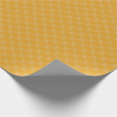 Dynamisches oranges Muster: Energiegeladener geome Geschenkpapier (Ecke)