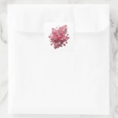 Dynamisches Rosa Abstract Sticker Grafik (Tasche)