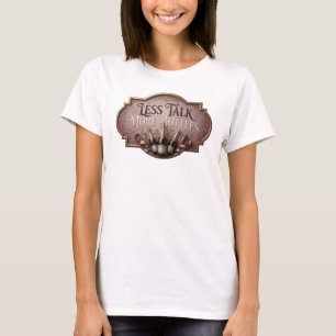 Dynamisches Rosa WENIGER REDEN MEHR FLASCHEN Tragb T-Shirt