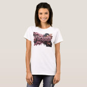 Dynamisches rotes FOCUSED Statement T-Shirt (Vorne ganz)