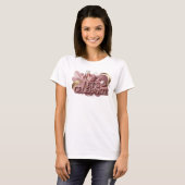 Dynamisches rotes LET'S CELEBRATE T-Shirt (Vorne ganz)
