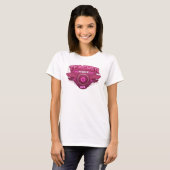 Dynamisches rotes TEACH MODE OFF Originaldesign T-Shirt (Vorne ganz)