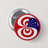 Dynamisches rotes weißes und blau button (Vorne & Hinten)