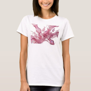 Dynamisches Silber ABSTRACT ART Individuelles T-Sh T-Shirt