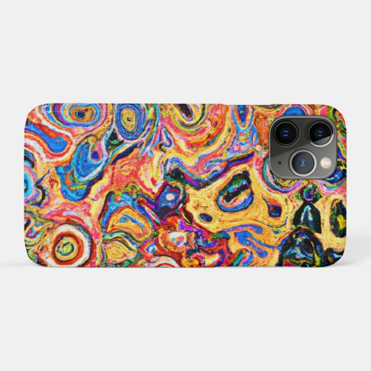 Dynamisches und dynamisches Abstraktes Muster Case-Mate iPhone Hülle (Rückseite (Horizontal))