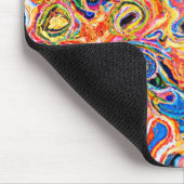 Dynamisches und dynamisches Abstraktes Muster Mousepad (Ecke)