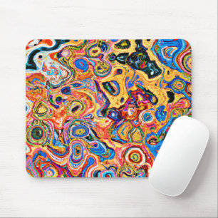 Dynamisches und dynamisches Abstraktes Muster Mousepad