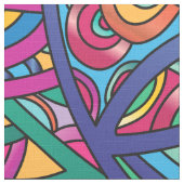 Dynamisches Urban Waves Abstraktes Muster Stoff (Nahaufnahme)