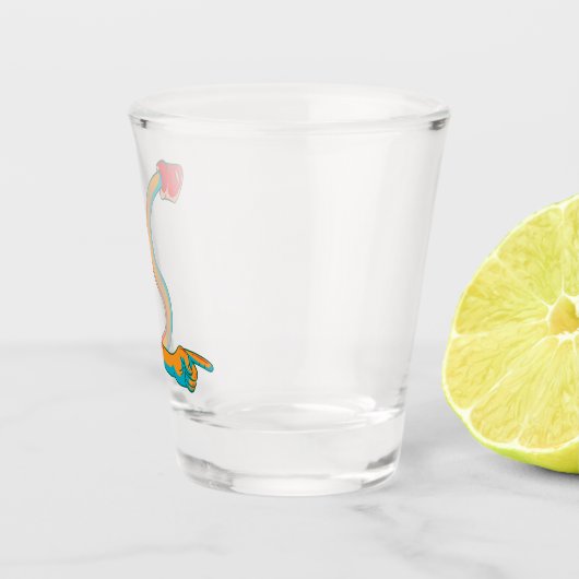 Dynamisches Zeigeglas Schnapsglas (Rechts)