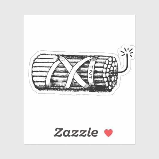 Dynamit Aufkleber (Blatt)