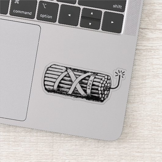 Dynamit Aufkleber (Detail)