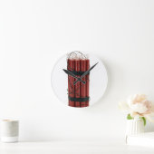 Dynamit Runde Wanduhr (Zuhause)
