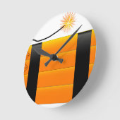 Dynamit Runde Wanduhr (Winkel)