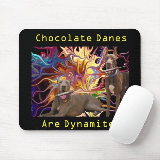 Dynamit-Schokoladen-Däne-Brüder Mousepad (Mit Mouse)