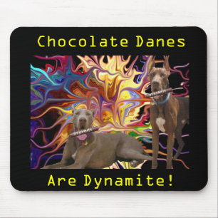 Dynamit-Schokoladen-Däne-Brüder Mousepad