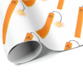 Dynamit Stick Geschenkpapier (Rolleneckpunkt)