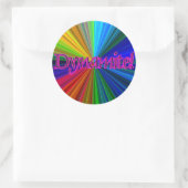 Dynamitaufkleber Runder Aufkleber (Tasche)