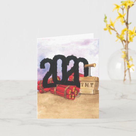 Dynamite 2020-Karte Karte (Gelbe Blume)