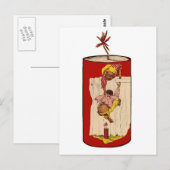 DYNAMITE Anpassbare Vintage Black Americana Postkarte (Vorne/Hinten)
