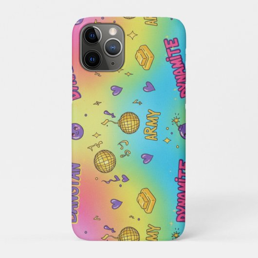 Dynamite Pop Art Rainbow Pattern Case-Mate iPhone Hülle (Rückseite)