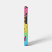 Dynamite Pop Art Rainbow Pattern iPhone Hülle (Linke Seite)