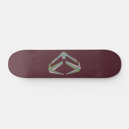 Dynamo-Rot Skateboard (Horizontal)