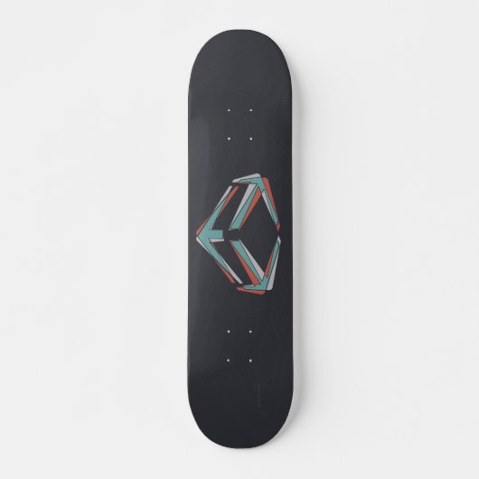 Dynamo-Schwarzes Skateboard (Vorne)