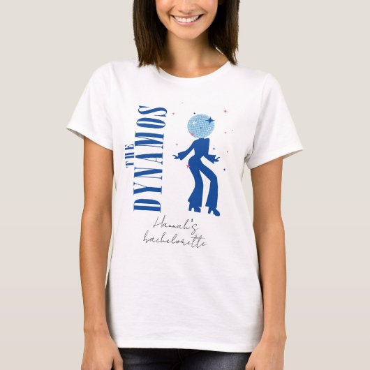 Dynamos Bridesmaid Dancing Queens Disco santorini T-Shirt (Vorderseite)