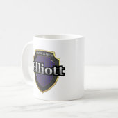 Dynastietartan-Tassen-Schalen Clan-Elliotts Kaffeetasse (Vorderseite Links)